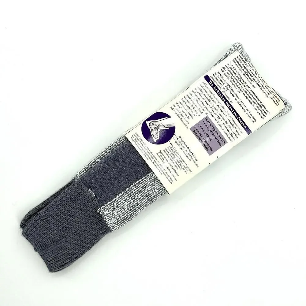 Vintage Thorlo Ski Socks Unisex Overcalf acrylic Blend Outdoor Made In The USA
